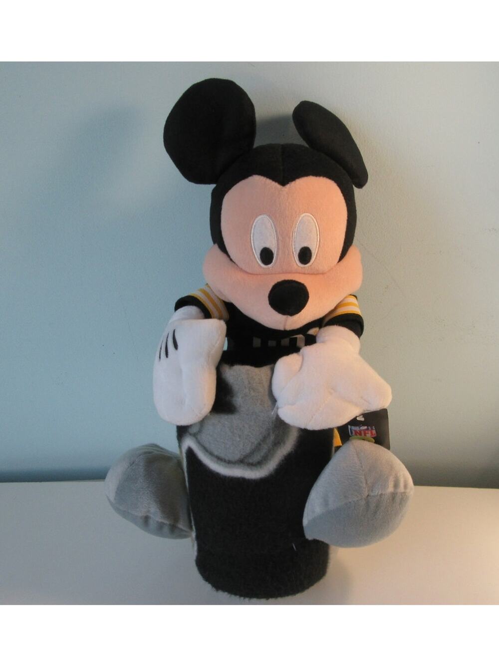 Disney NFL Pittsburgh Steelers 16" Mickey Mouse Plush and 40" x 50" Throw